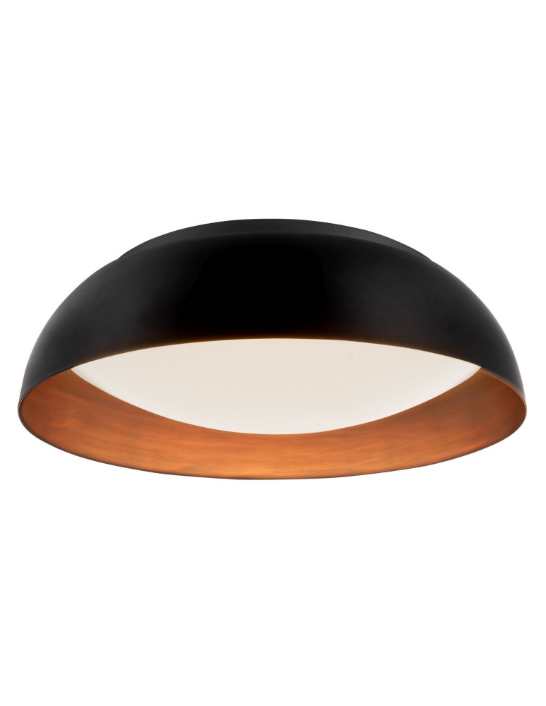 Lampy sufitowe nowoczesne - Luces Exclusivas GIRONA Sufitowa LED 40W 2400lm 3000K czarny/miedziany LE42010 - produkt kolory-swiatla.pl 1