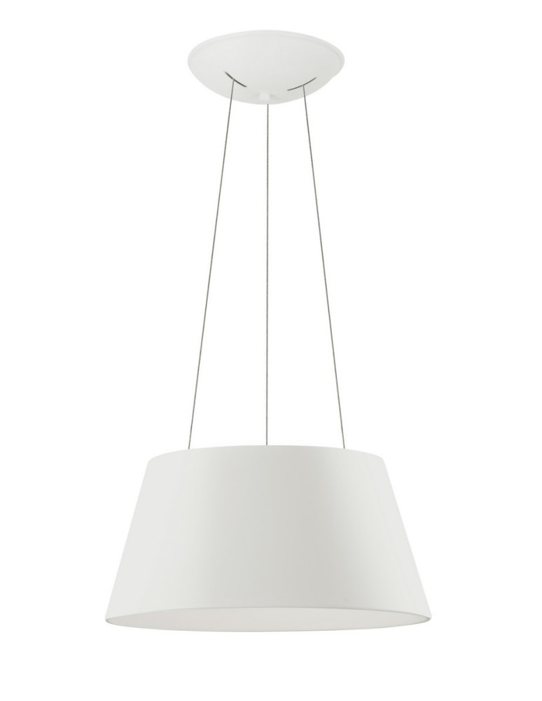 Lampy wiszące z abażurem - Luces Exclusivas GRANDE Wisząca LED 33W 1680lm 3000K biały mat LE42012 - produkt kolory-swiatla.pl 1