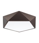 Lampy sufitowe nowoczesne - Luces Exclusivas HUESCA Sufitowa 4xE27 LED brązowy LE42058 - product 1
