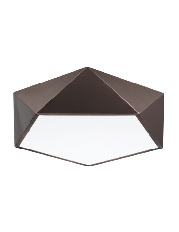 Luces Exclusivas HUESCA Sufitowa 4xE27 LED brązowy LE42058