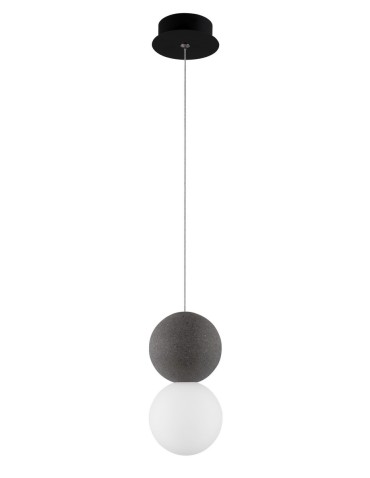 Luces Exclusivas IBAGUE Wisząca 1xG9 LED szary/biały LE42062
