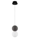 Luces Exclusivas IBAGUE Wisząca 1xG9 LED szary/biały LE42062