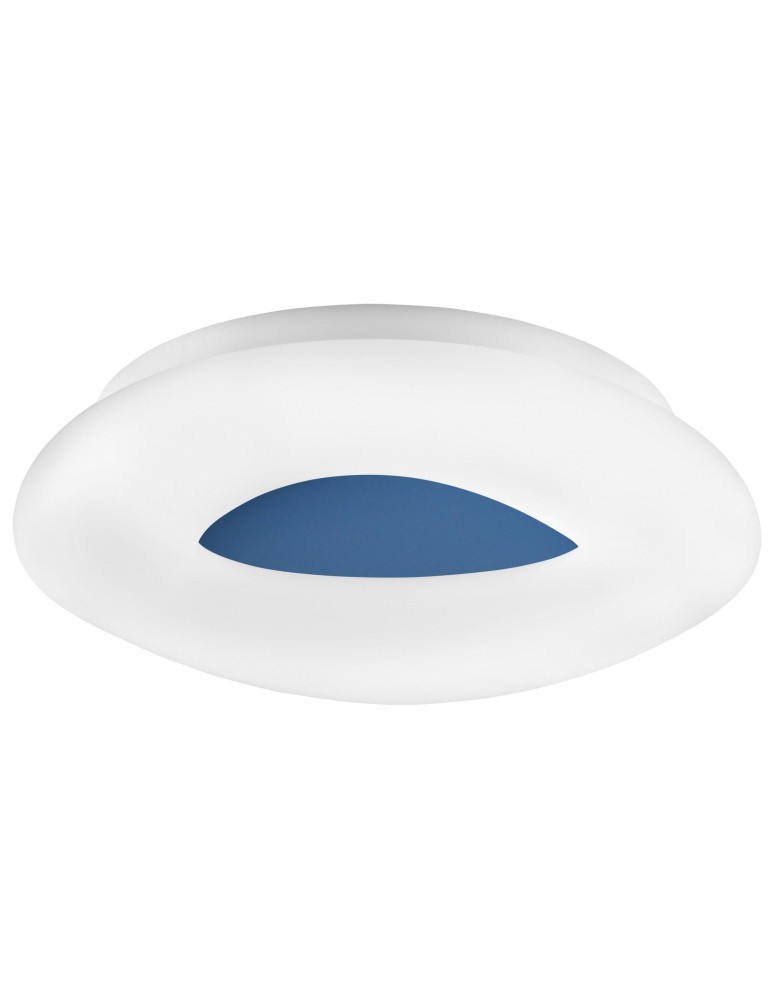 Lampy sufitowe - Luces Exclusivas JARDIN Sufitowa LED 38W 2280lm 3000K biały/niebieski LE42074 - produkt kolory-swiatla.pl 1