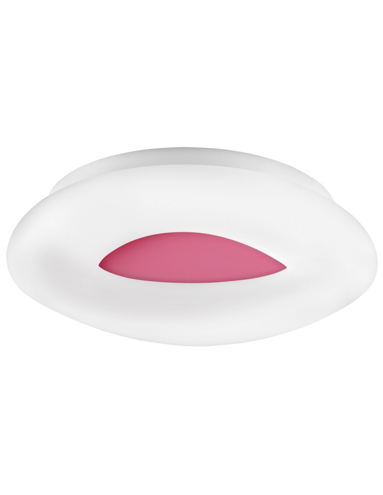 Lampy sufitowe - Luces Exclusivas JARDIN Sufitowa LED 38W 2280lm 3000K biały/różowy LE42076 - produkt kolory-swiatla.pl 1