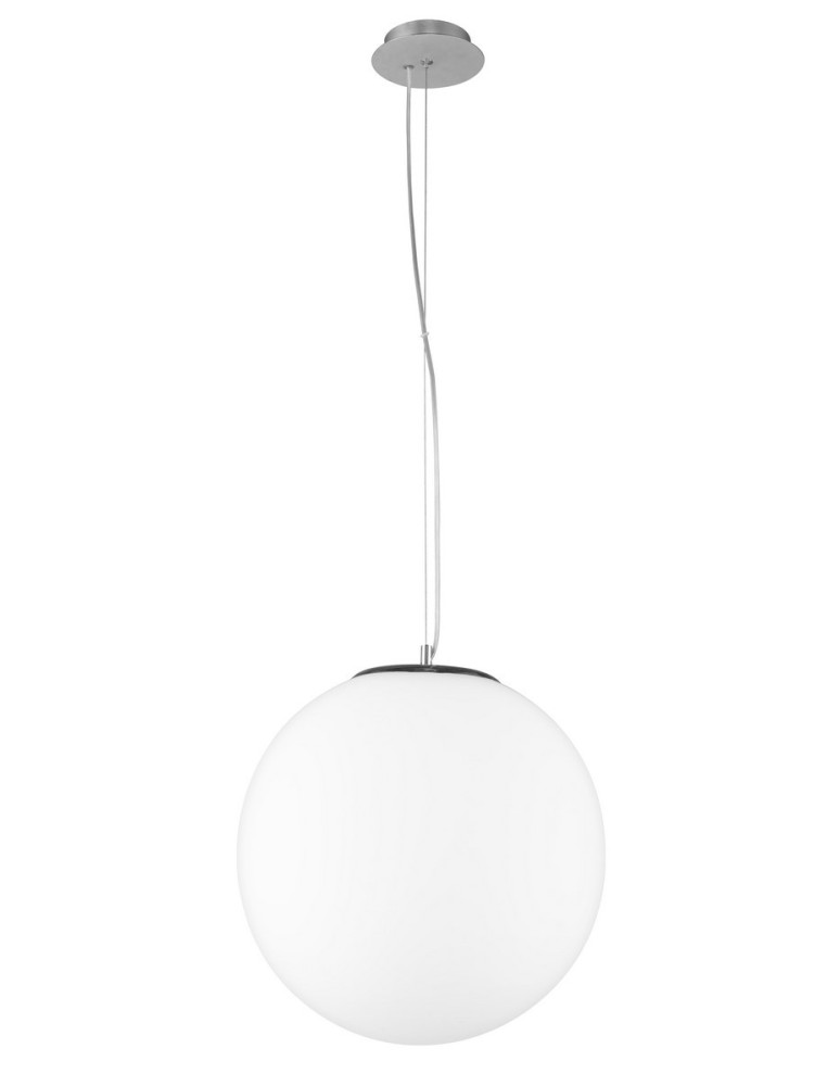 Lampy wiszące - Luces Exclusivas LLORET Wisząca 1xE27 LED biały/chrom LE42088 - produkt kolory-swiatla.pl 1