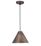Lampy wiszące - Luces Exclusivas MADRID Wisząca 1xE27 LED ciemny orzech LE42092 - product 1