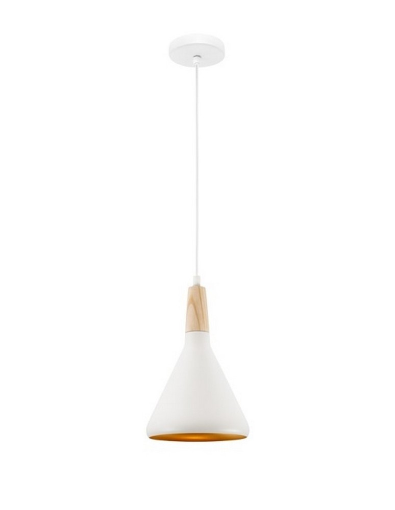 Lampy wiszące - Luces Exclusivas MURCIA Wisząca 1xE27 LED biały LE42108 - produkt kolory-swiatla.pl 1