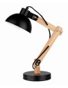 Luces Exclusivas NIRGUA Biurkowa 1xE27 LED drewniany/czarny LE42112