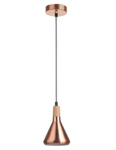Luces Exclusivas OSORNO Wisząca 1xE14 LED miedziany LE42116