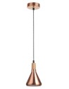 Luces Exclusivas OSORNO Wisząca 1xE14 LED miedziany LE42116