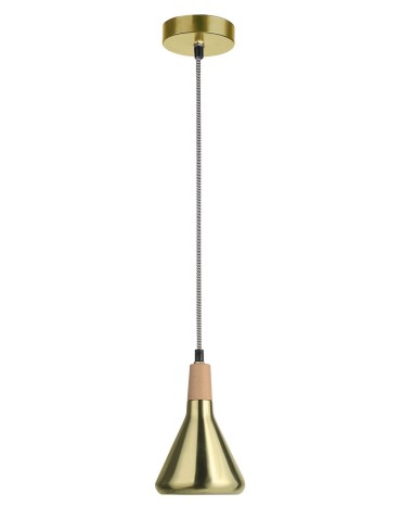 Luces Exclusivas OSORNO Wisząca 1xE14 LED rdzawy LE42117