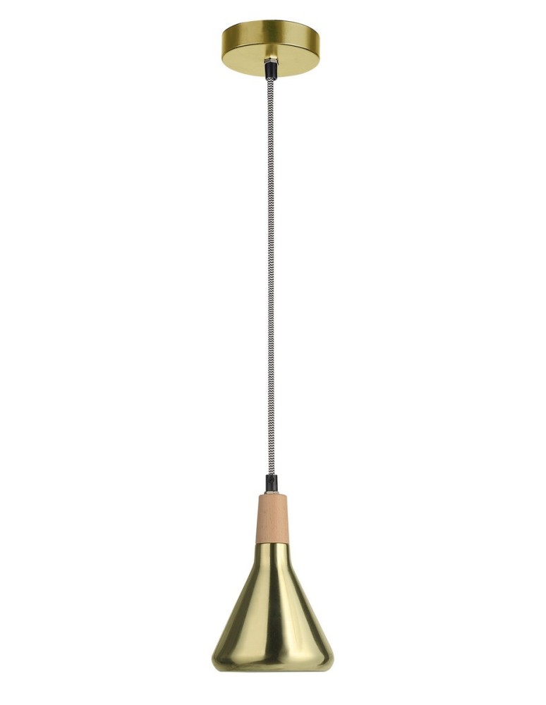 Lampy wiszące - Luces Exclusivas OSORNO Wisząca 1xE14 LED rdzawy LE42117 - produkt kolory-swiatla.pl 1