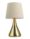 Luces Exclusivas OVALLE Stołowa 1xE14 LED mosiądz/piaskowy LE42120