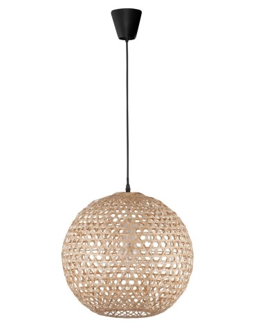 Luces Exclusivas OVIEDO Wisząca 1xE27 LED naturalny bambus LE42121