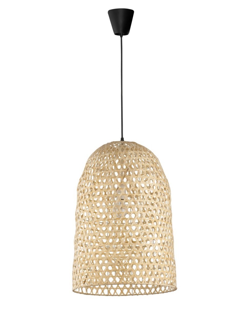 Lampy wiszące boho - Luces Exclusivas PALMAR Wisząca 1xE27 LED naturalny bambus LE42123 - produkt kolory-swiatla.pl 1
