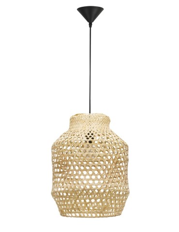 Luces Exclusivas PALMAS Wisząca 1xE27 LED naturalny ratan LE42124