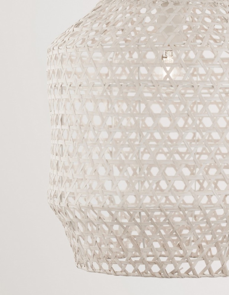 Lampy wiszące boho - Luces Exclusivas PALMAS Wisząca 1xE27 LED biały LE42127 - product kolory-swiatla.pl 2