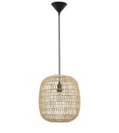 Lampy wiszące boho - Luces Exclusivas OVIEDO Wisząca 1xE27 LED naturalny ratan LE42128 - product 1