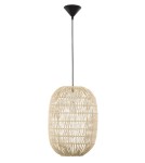 Lampy wiszące boho - Luces Exclusivas OVIEDO Wisząca 1xE27 LED naturalny ratan LE42129 - product 1