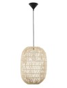 Luces Exclusivas OVIEDO Wisząca 1xE27 LED naturalny ratan LE42129