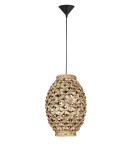 Lampy wiszące boho - Luces Exclusivas PARANA Wisząca 1xE27 LED naturalny/czarny LE42132 - product 1
