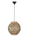 Luces Exclusivas PARANA Wisząca 1xE27 LED naturalny/czarny LE42133