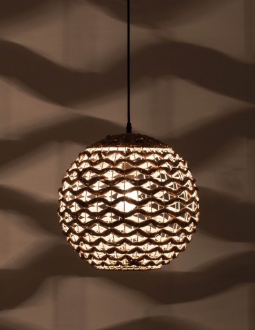 Luces Exclusivas PARANA Wisząca 1xE27 LED naturalny/czarny LE42134 - produkt 2