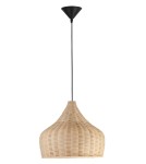 Lampy wiszące boho - Luces Exclusivas PALMAS Wisząca 1xE27 LED naturalny ratan LE42136 - product 1