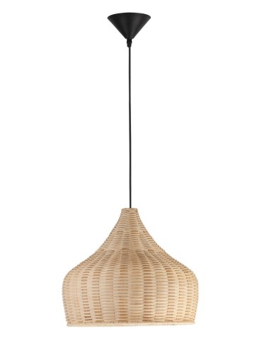 Luces Exclusivas PALMAS Wisząca 1xE27 LED naturalny ratan LE42136