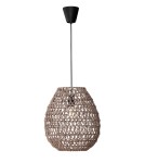Lampy wiszące boho - Luces Exclusivas PARANA Wisząca 1xE27 LED mokka LE42140 - product 1