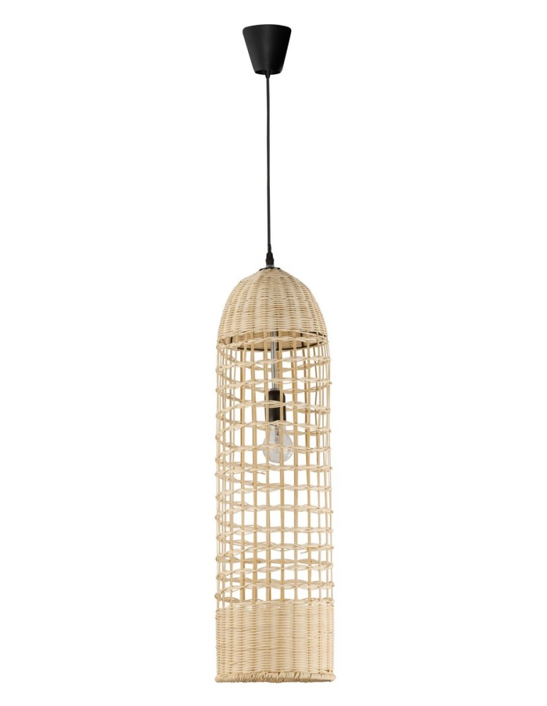Lampy wiszące boho - Luces Exclusivas PALMAS Wisząca 1xE27 LED naturalny LE42141 - produkt kolory-swiatla.pl 1
