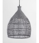 Lampy wiszące boho - Luces Exclusivas PERICO Wisząca 1xE27 LED szary LE42142 - product 2