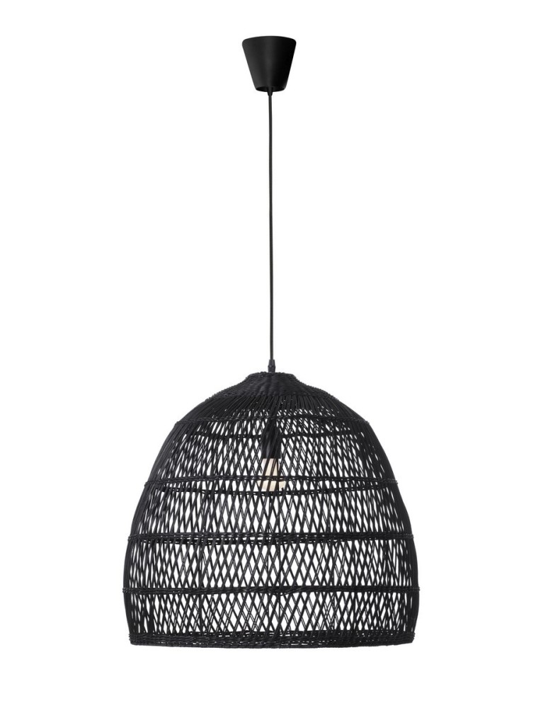 Lampy wiszące boho - Luces Exclusivas PERICO Wisząca 1xE27 LED czarny LE42144 - produkt kolory-swiatla.pl 1