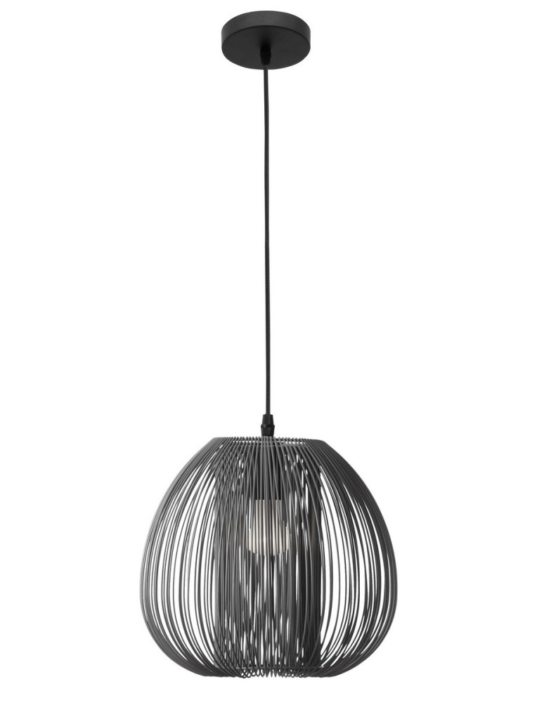 Lampy wiszące - Luces Exclusivas PIRITU Wisząca 1xE27 LED szary LE42149 - produkt kolory-swiatla.pl 1