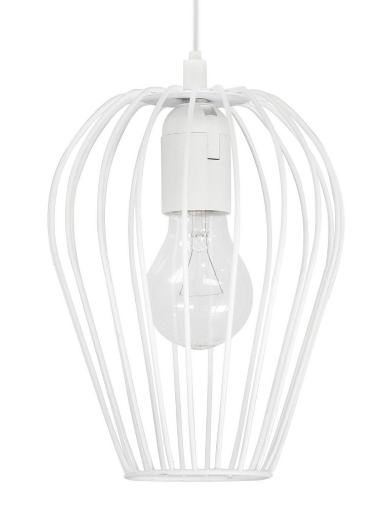Lampy wiszące - Luces Exclusivas PUENTE Wisząca 1xE27 LED biały LE42152 - produkt kolory-swiatla.pl 2