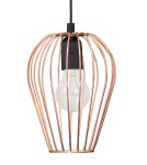 Lampy wiszące - Luces Exclusivas PUENTE Wisząca 1xE27 LED miedziany LE42153 - product 2