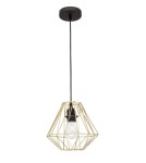 Lampy wiszące loftowe - Luces Exclusivas QUIBOR Wisząca 1xE27 LED mosiądz LE42156 - product 1