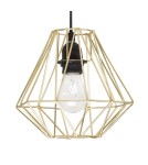 Lampy wiszące loftowe - Luces Exclusivas QUIBOR Wisząca 1xE27 LED mosiądz LE42156 - product 2