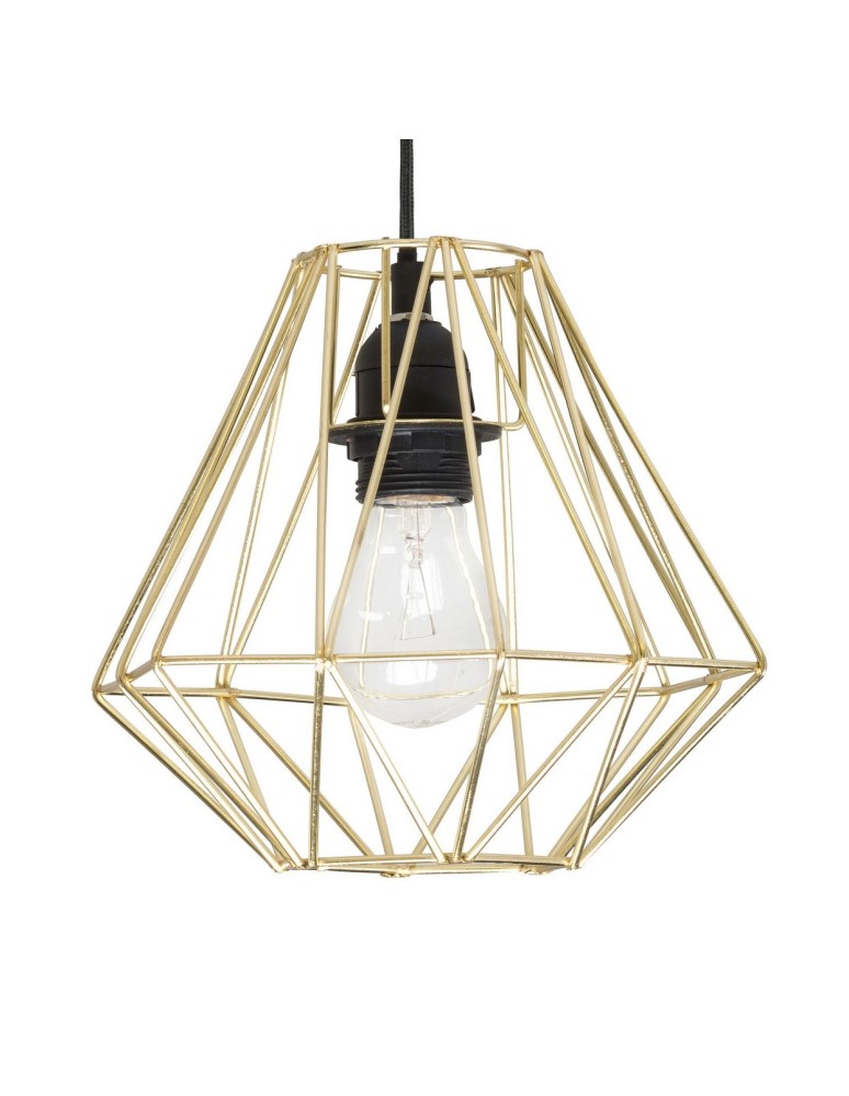 Lampy wiszące loftowe - Luces Exclusivas QUIBOR Wisząca 1xE27 LED mosiądz LE42156 - product kolory-swiatla.pl 2