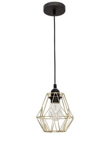 Luces Exclusivas QUIBOR Wisząca 1xE27 LED mosiądz LE42157