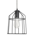 Lampy wiszące - Luces Exclusivas RAWSON Wisząca 1xE27 LED czarny LE42160 - produkt 2
