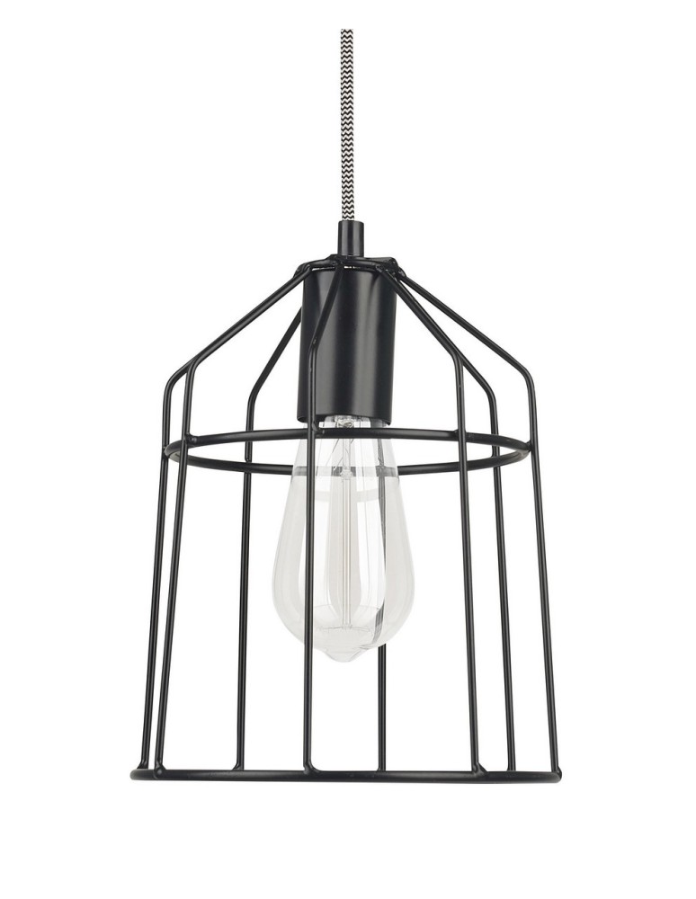Lampy wiszące - Luces Exclusivas RAWSON Wisząca 1xE27 LED czarny LE42160 - produkt kolory-swiatla.pl 2