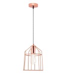 Lampy wiszące - Luces Exclusivas RAWSON Wisząca 1xE27 LED miedziany LE42162 - product 1