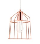 Lampy wiszące - Luces Exclusivas RAWSON Wisząca 1xE27 LED miedziany LE42162 - product 2