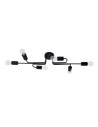 Luces Exclusivas SOCOPO Sufitowa 6xE27 LED czarny LE42176