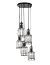 Luces Exclusivas TANDIL Wisząca 5xE27 LED czarny LE42178