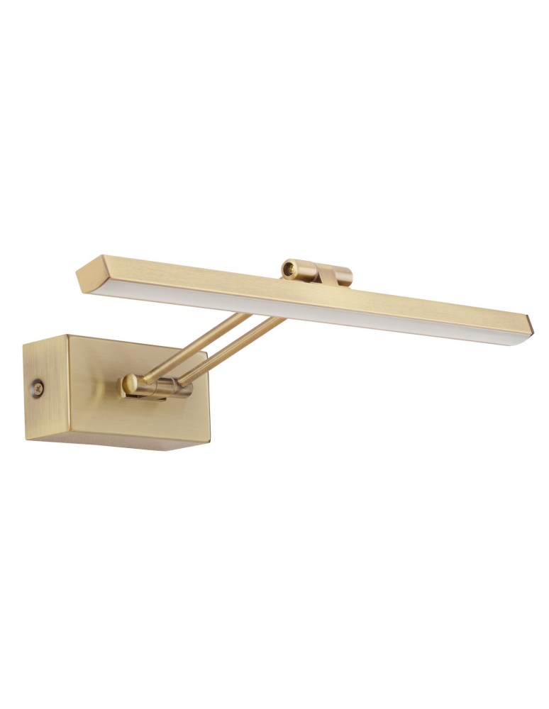 Kinkiety nad obraz - Luces Exclusivas ZAMORA Ścienna LED 12W 801lm 3000K antyczny mosiądz LE42215 - produkt kolory-swiatla.pl 1