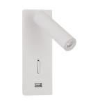 Kinkiety do czytania - Luces Exclusivas ZARZAL USB Ścienna LED 3W 210lm 3000K biały LE42224 - product 1