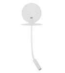 Kinkiety do czytania - Luces Exclusivas ACACIAS USB Ścienna LED 6W+3W 520lm 3000K biały LE42226 - product 1
