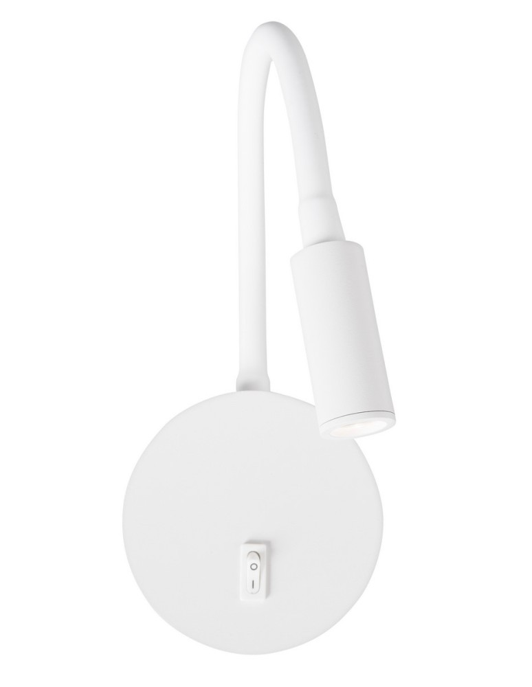 Kinkiety do czytania - Luces Exclusivas ALMERIA Ścienna LED 3W 190lm 3000K biały LE42229 - produkt kolory-swiatla.pl 1